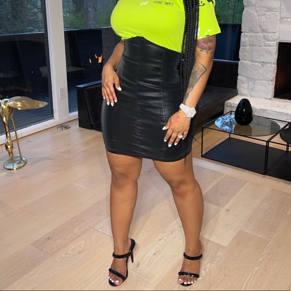 Shane Justin Black Corset Skirt